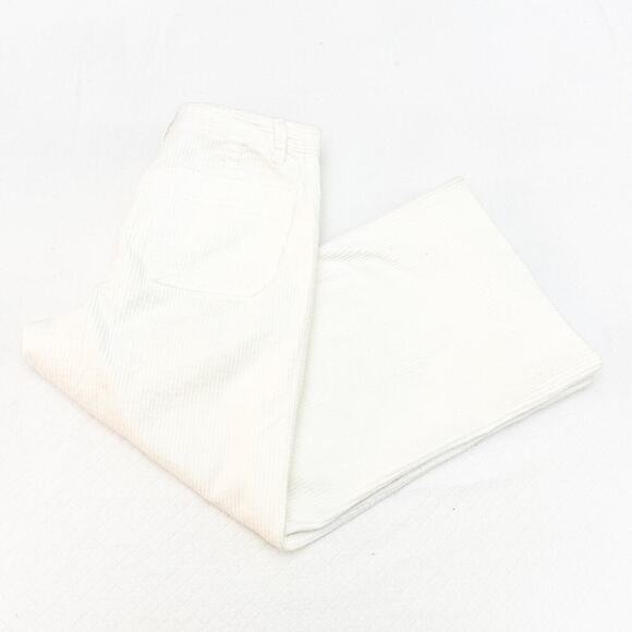 Madewell Emmett Wide-Leg Crop Off White Denim jeans Size 27 - Picture 10 of 10